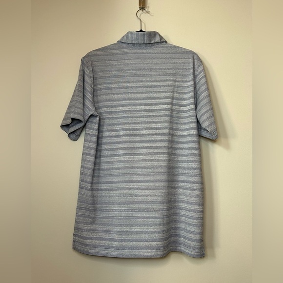 Walter Hagen 11 Majors Polo Fine Line Stripe Polo Navy - Picture 8 of 9